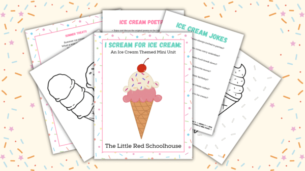 Ice Cream Mini Unit - Homeschool Unit Study -  Digital Download - Image 2