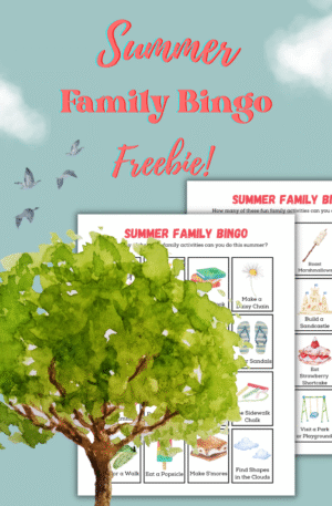 Summer Family Bingo - Freebie - Digital Download