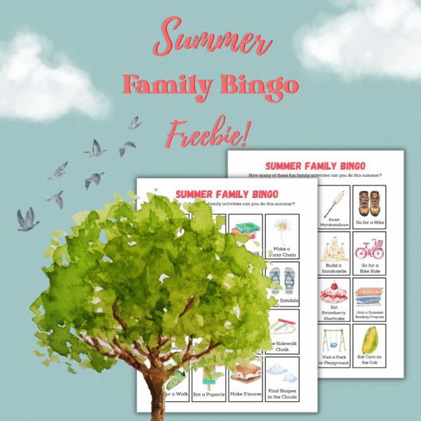Summer Family Bingo - Freebie - Digital Download